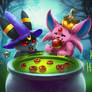 Espeon and Umbreon Halloween