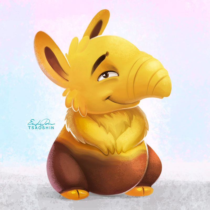 096 - Drowzee by TsaoShin on DeviantArt