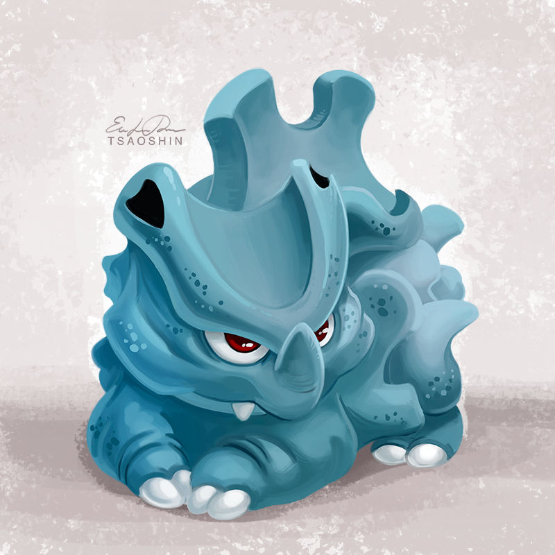 111 - Rhyhorn by TsaoShin on DeviantArt