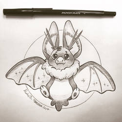 Inktober Day 26: Bat