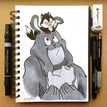 Inktober Day 15 - Weak by TsaoShin
