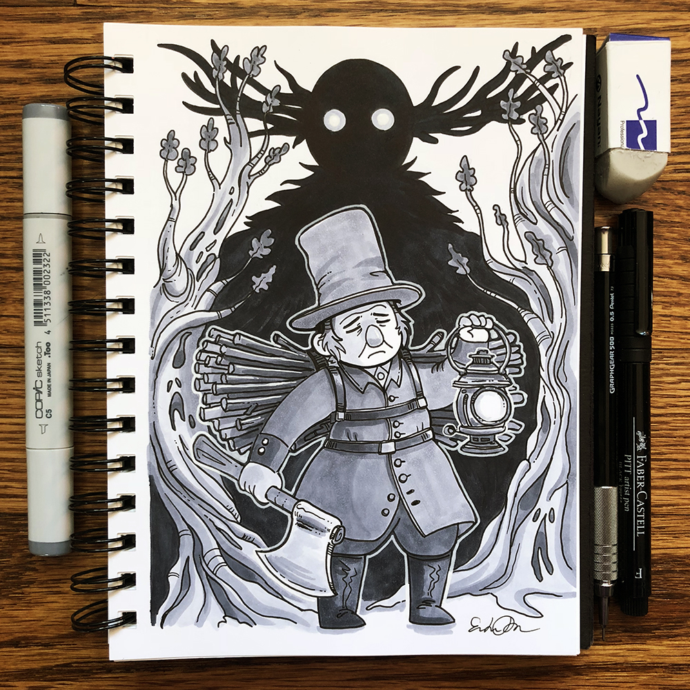 Inktober Day 24 - Chop by TsaoShin