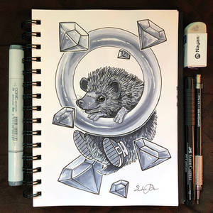 Inktober Day 25 - Prickly