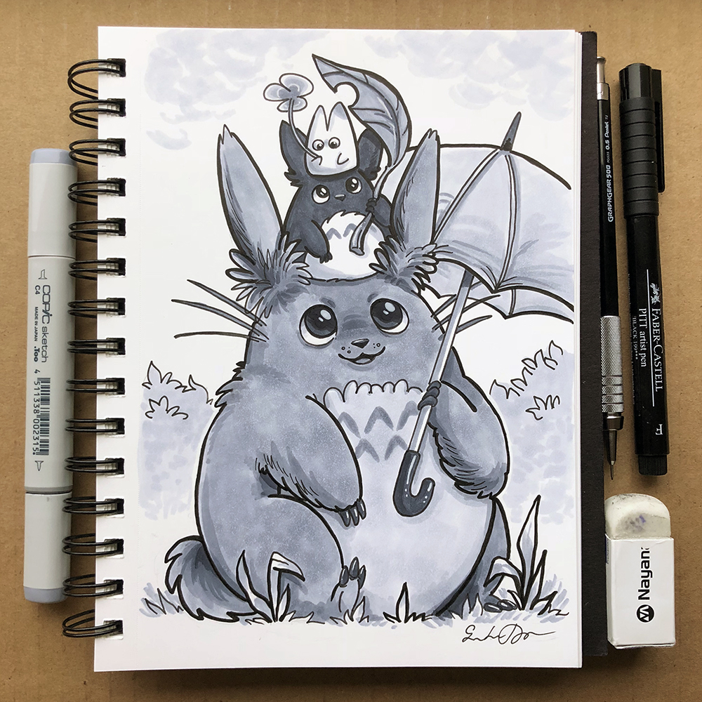 Inktober Day 28 - Gift by TsaoShin