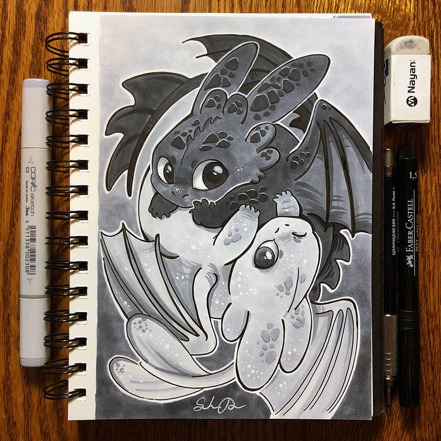 Inktober Day 29 - Double by TsaoShin