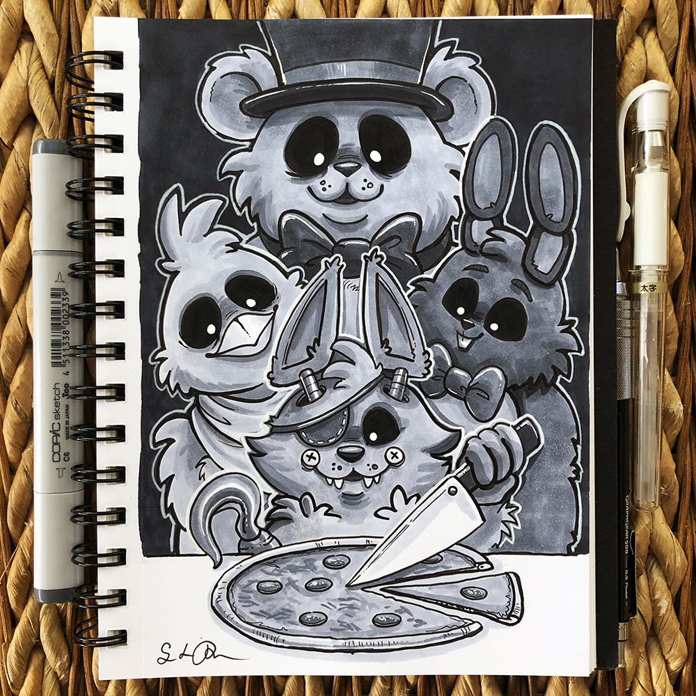 Inktober Day 31 - Slice by TsaoShin