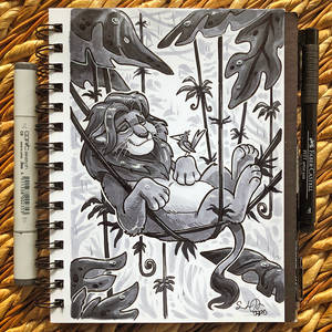 Inktober Day 9 - Swing