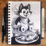 Inktober Day 25 - Tasty by TsaoShin