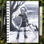 Inktober Day 26 - Dark by TsaoShin