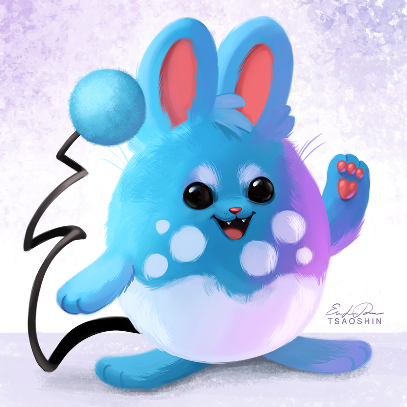 Buff Azumarill 184 - Azumarill by TsaoShin on DeviantArt