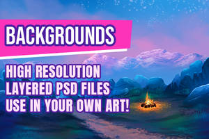 High Resolution Layered Backgrounds
