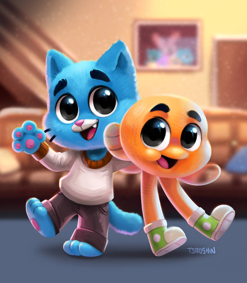 Gumball and Darwin by TsaoShin on DeviantArt