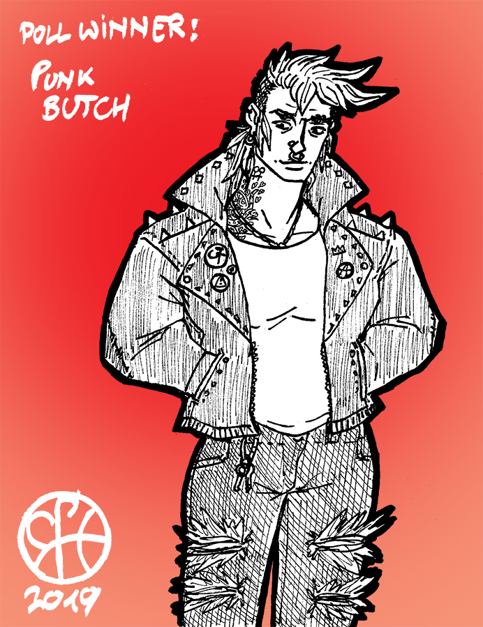 Butch Punk #01: Punk Butch by SevElbows on DeviantArt