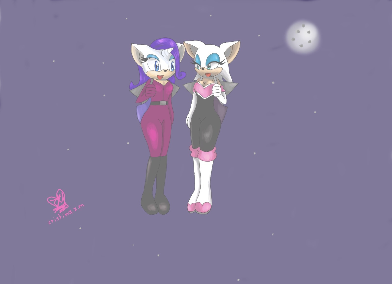 Mlp Rarity Bat Rarity and Rouge The Bat by Amy-Rosse on DeviantArt
