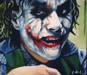 Joker side glance ACEO