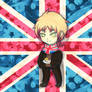 Chibi!England Wallpaper