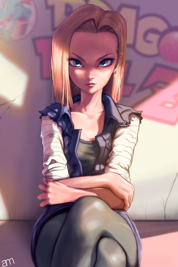 Cod 18 Anime C18d by AlbertoMoldes on DeviantArt