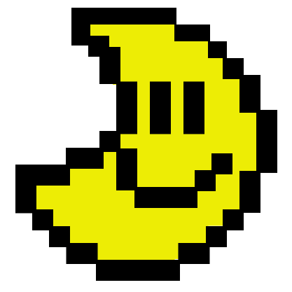 Måne av pixlar från Super Mario Måne av pixlar från Super Mario