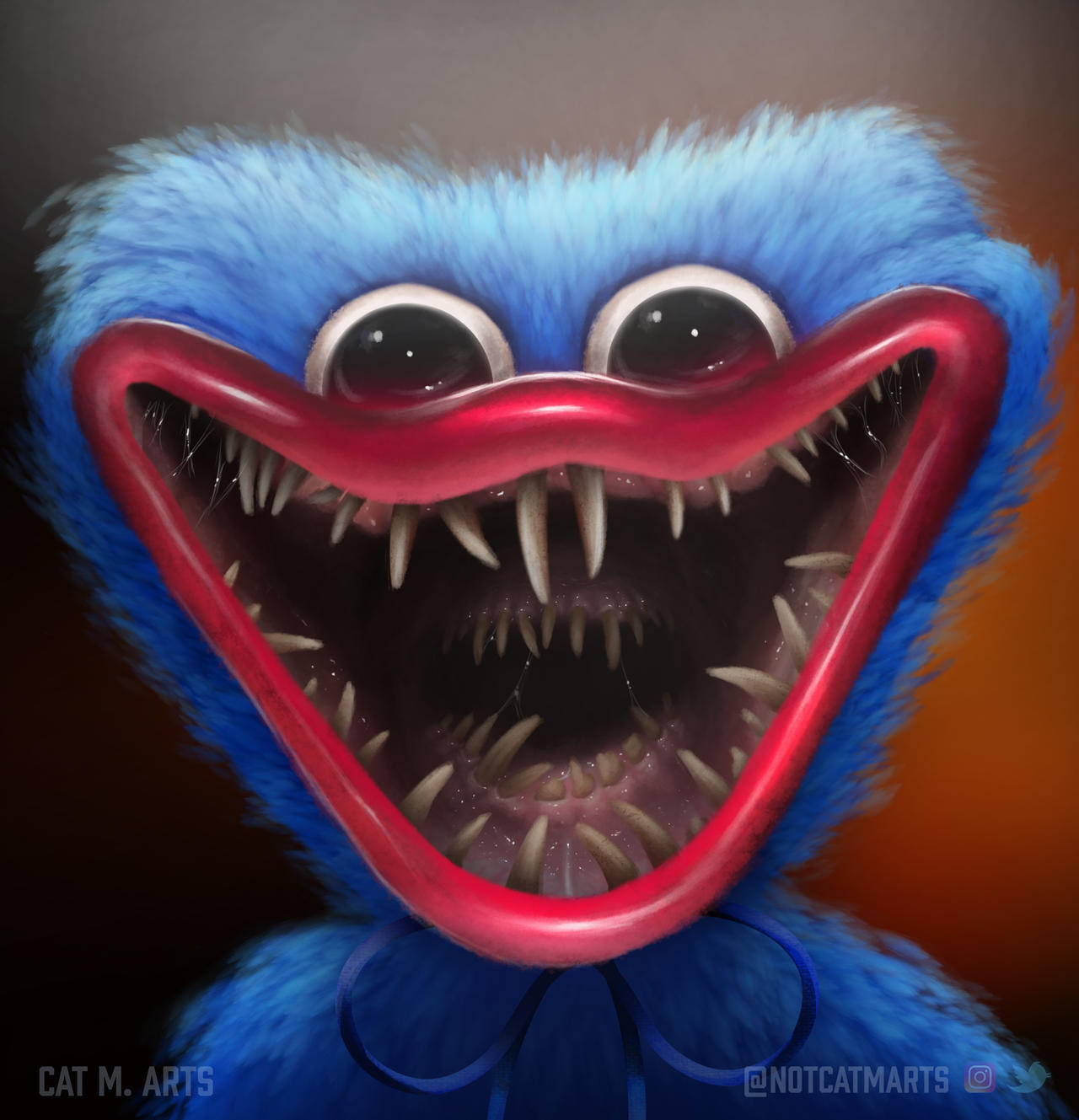 Huggy Wuggy Fanart by CatMArts on DeviantArt