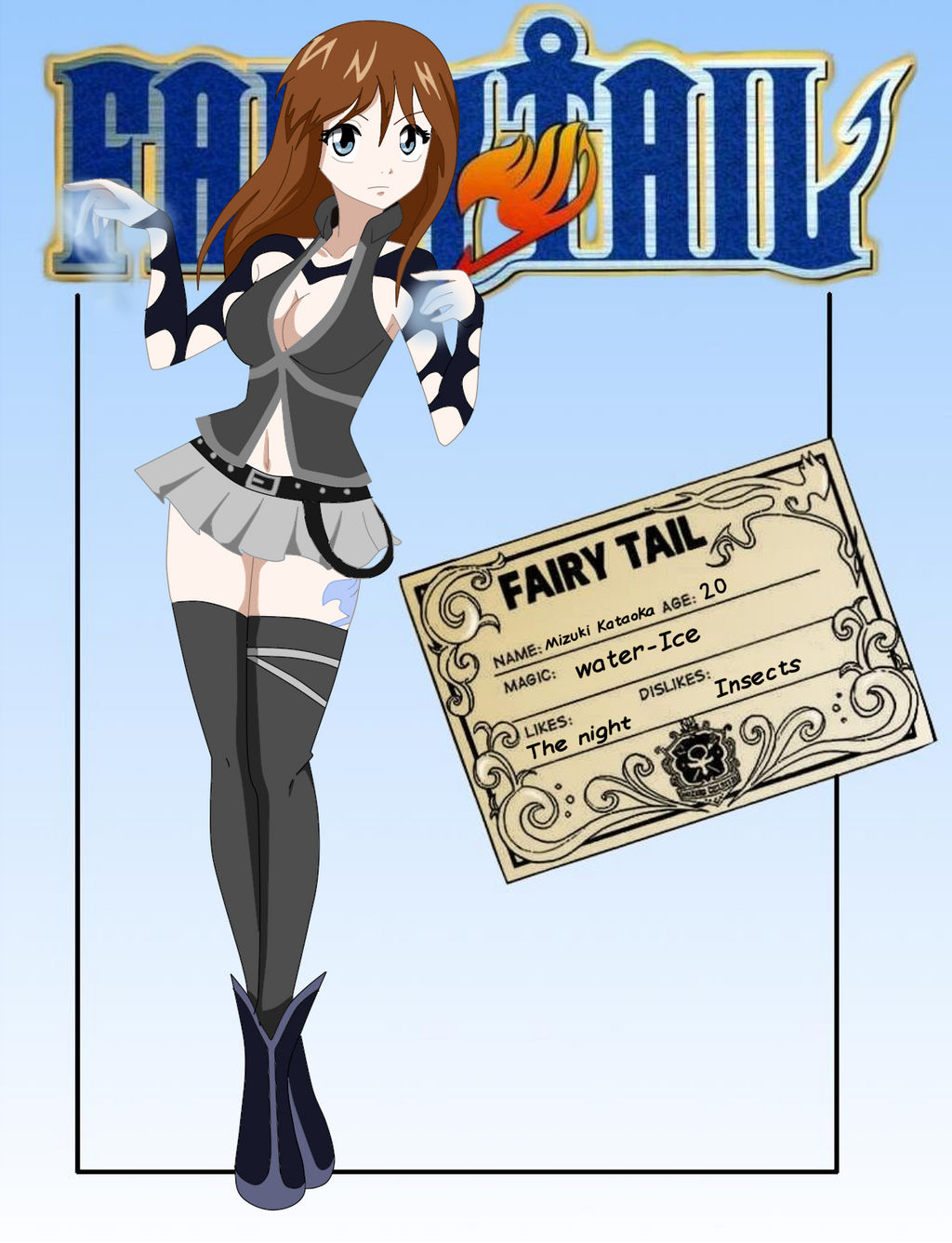Fairy Tail Oc - Mizuki Kataoka by ElenaStripe on DeviantArt