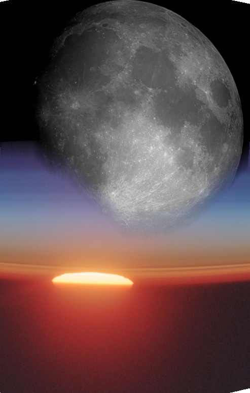 The Moon And Sun Together By Brebre Le On Deviantart