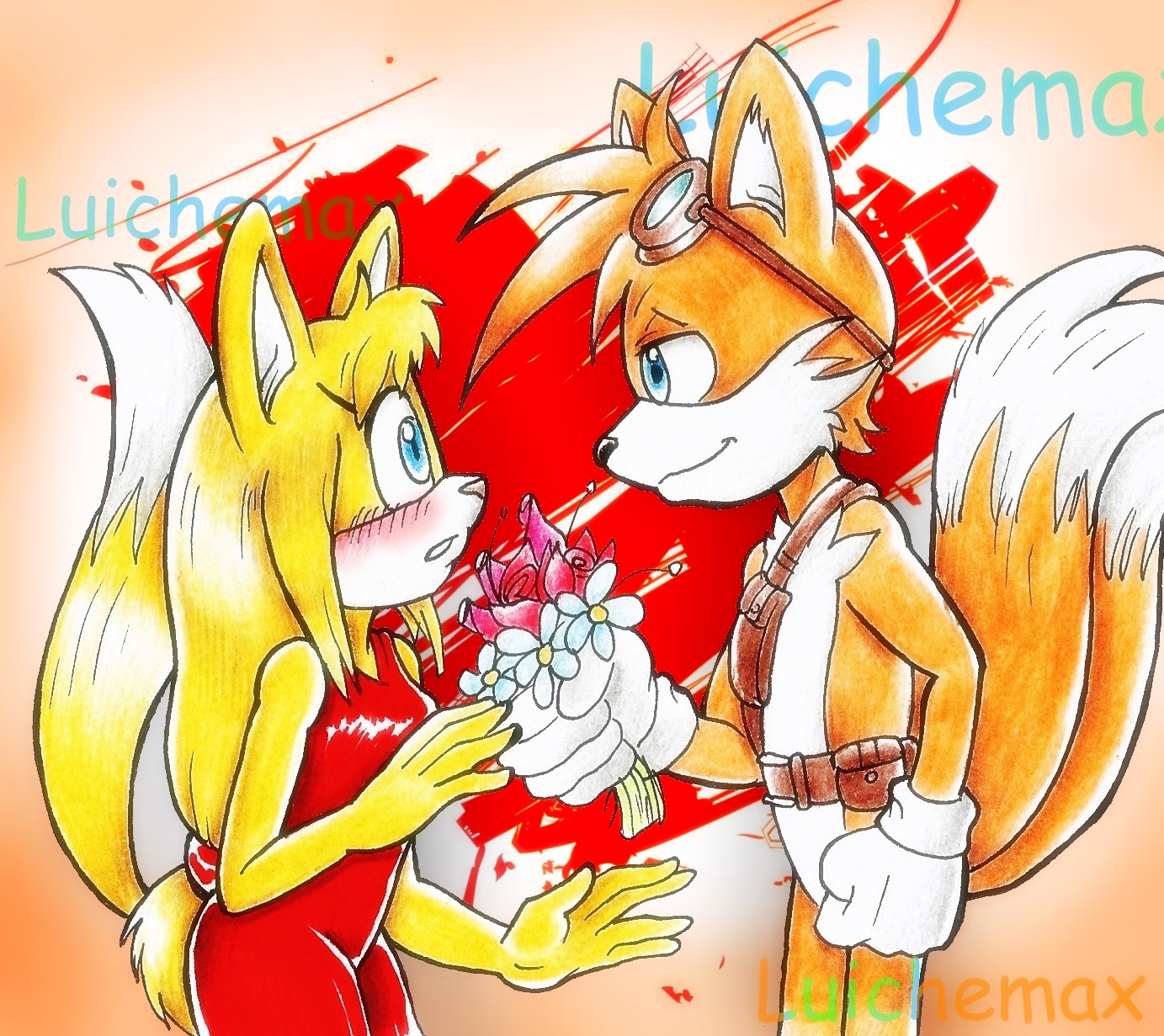 TAILS HAS GIRLFRIENDS?! - Tails and Zooey VS DeviantArt Part 2