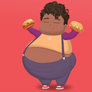 Grubhub Ad but the Kid is Fat