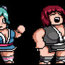 Scott Pilgrim - Early Girl Sprites