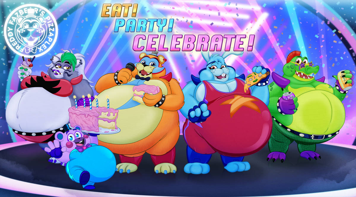 Mothman64 FNAF - BIG Birthday Buddies by Mothman64 on DeviantArt