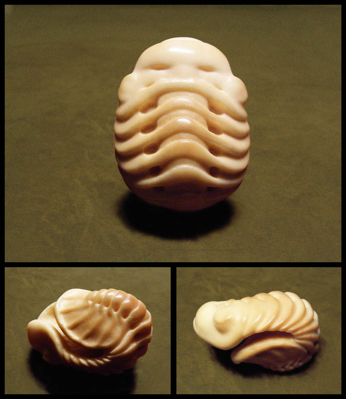 fantasy trilobite sculpture