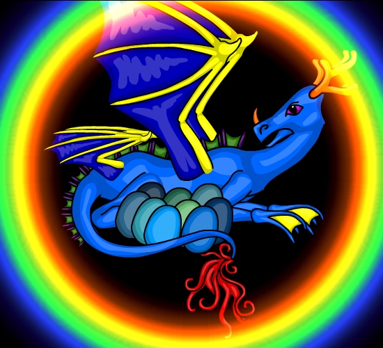 Rainbow - Aqua Dragon