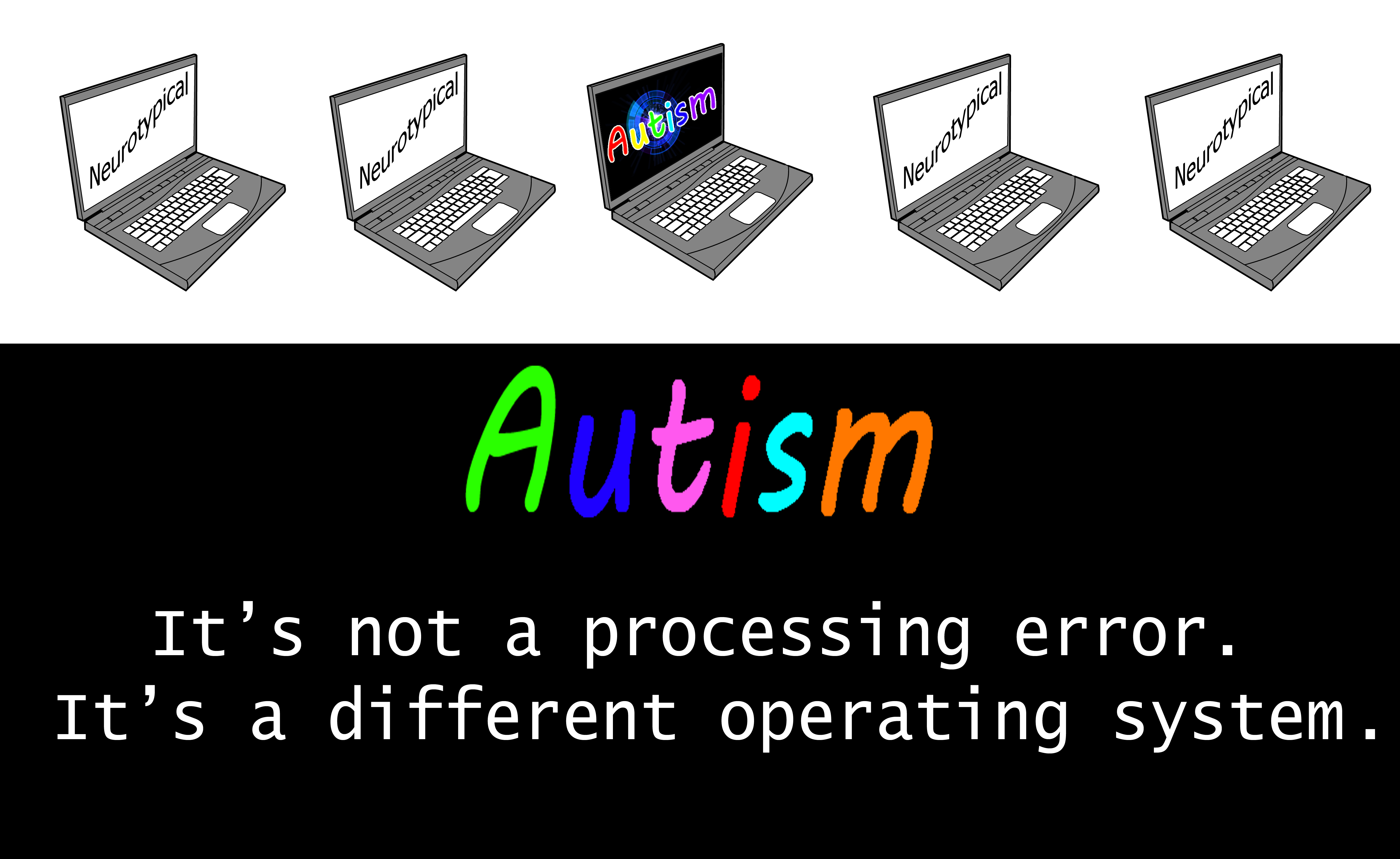 Autism Different Operating System Poster By Angelghidorah On Deviantart Autism Different Operating System Poster By Angelghidorah On Deviantart