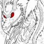 Dragon line-art