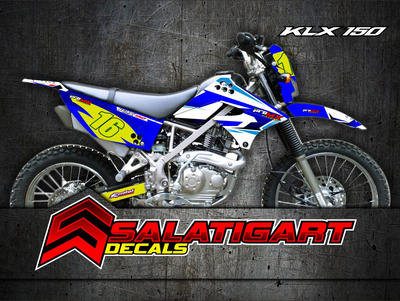 Decal Kawasaki Klx 150 By Salatigart On Deviantart