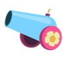 Party Cannon Vector