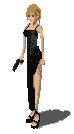 Aya from Parasite Eve pixelart