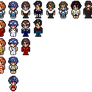 Evangelion Characters Pixelart