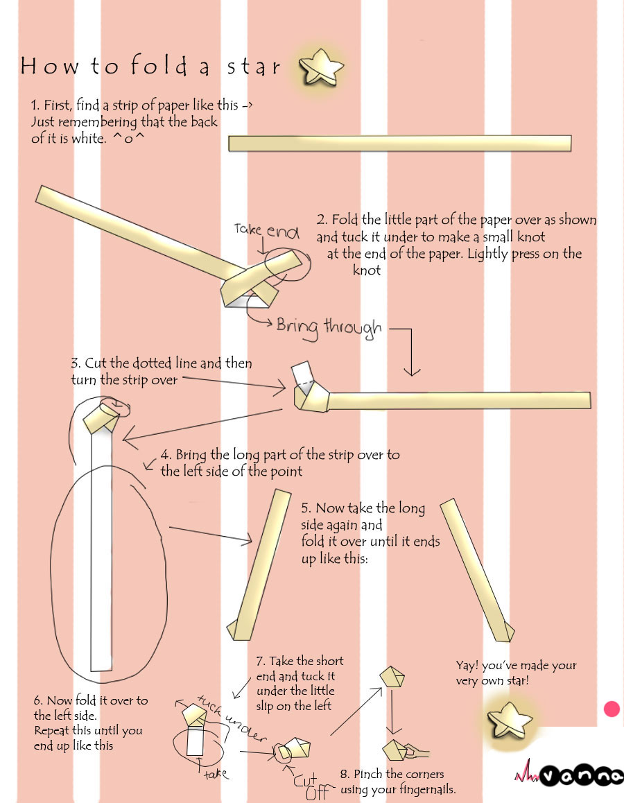 How to fold a star