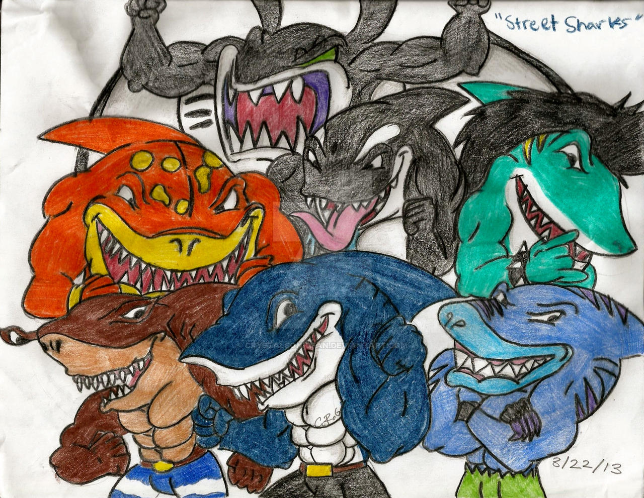 Shark Deviantart Street Shark by Crystalsonicfan on DeviantArt