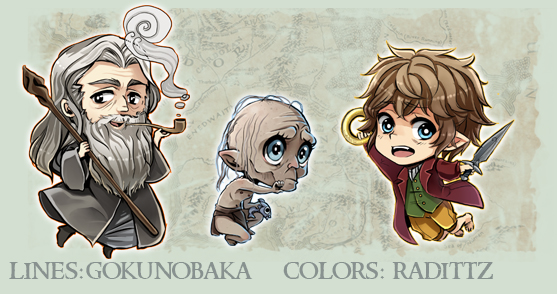 Hobbit Kawaii Keychains - PREORDERS OPEN