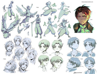 +Doodle Practice- SnK and OCs - Tumblr Log+