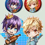 +Noragami - Yukine and Yato keychains+