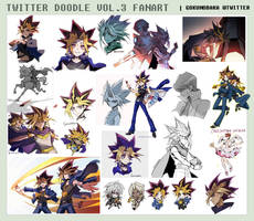 TWITTER FANART DOODLE! VOL.3 YGO!