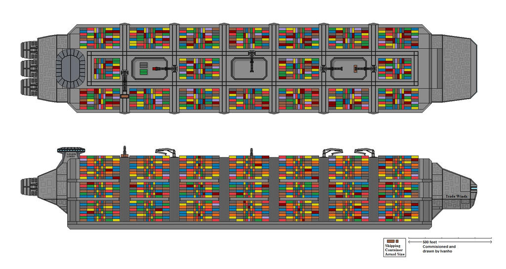 Visual Basic Container Ship Container ship (full production model) by Ivanho201 on DeviantArt