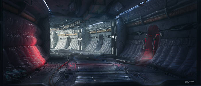 Sci-fi interior concept Awakening