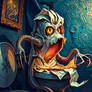 The toilet paper monster