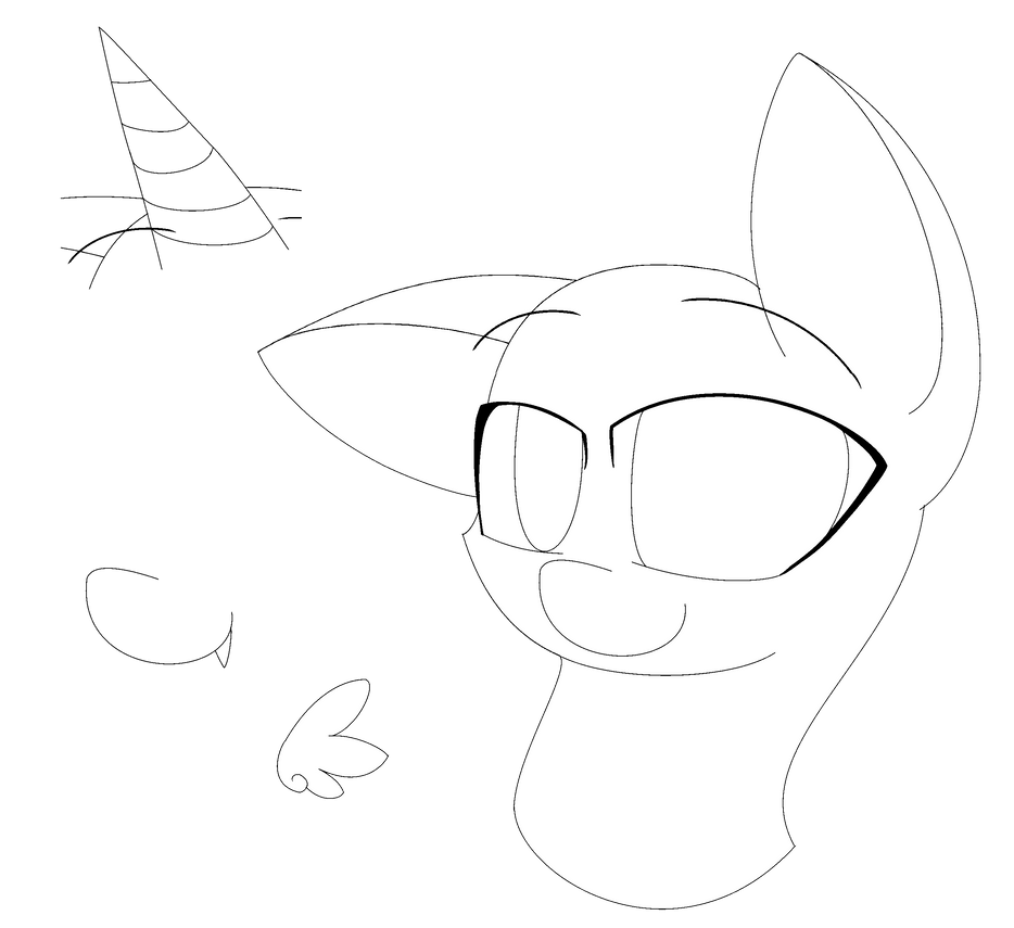 mlp headshot base by ViolentCraftedAnanda on DeviantArt