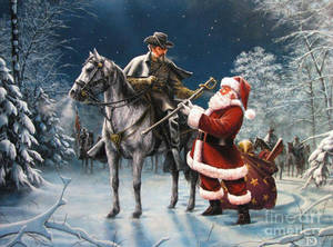 Santa and the Confederate Soldier