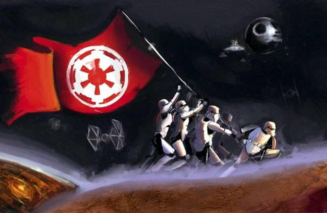Galactic Rome Flag Rising the flag of the Galactic Empire by AmericanUnionState18 on ...
