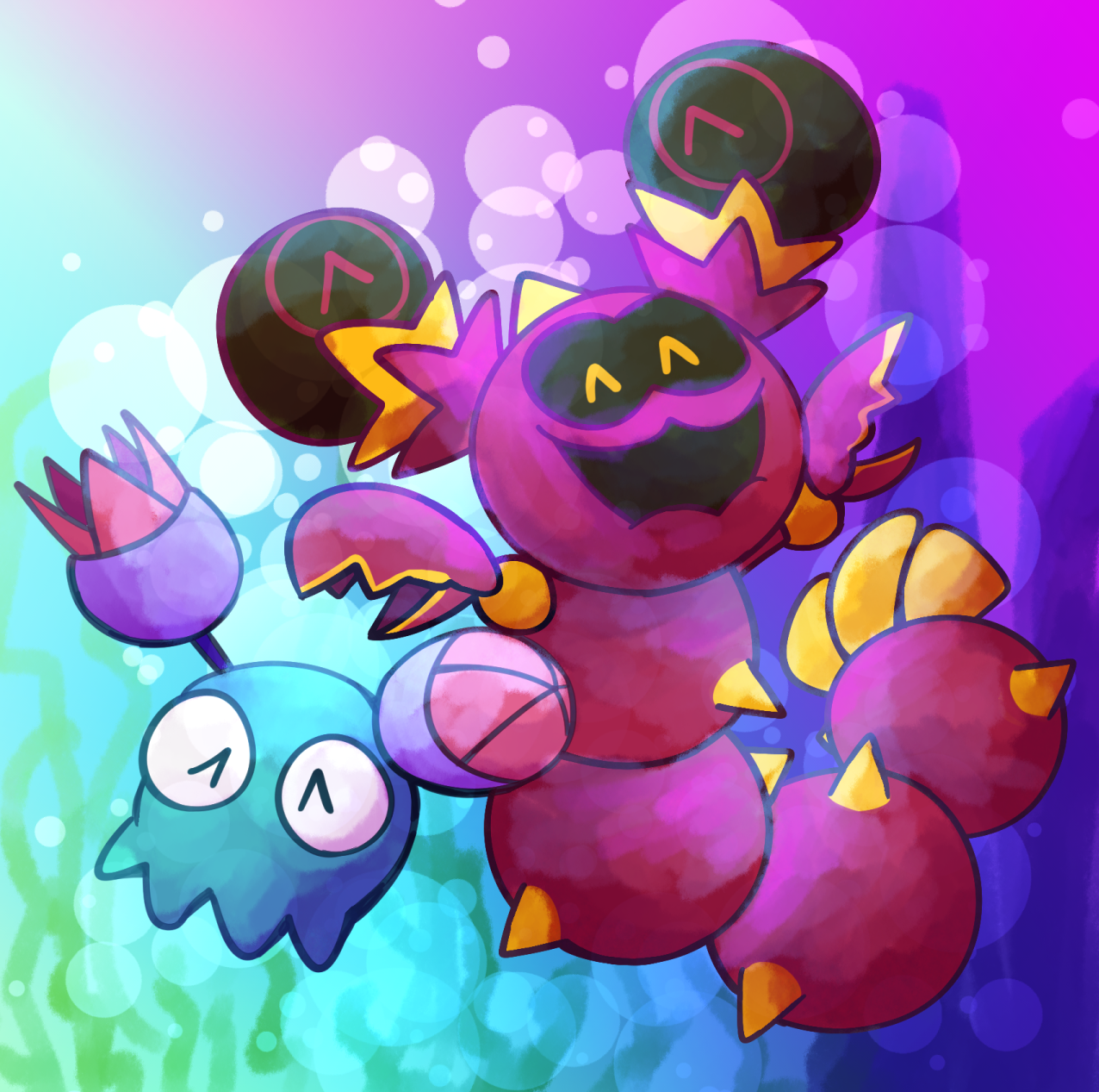 Pinchy and Craby